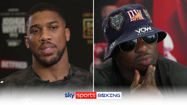 Anthony Joshua and Dillian Whyte
