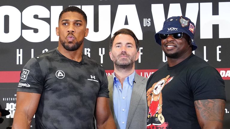 Anthony Joshua contra Dillian Whyte