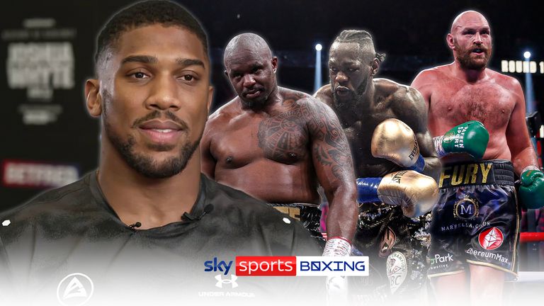 Anthony Joshua admitted his dream scenario would be to fight Dillian Whyte, followed by Deontay Wilder, then finally Tyson Fury
