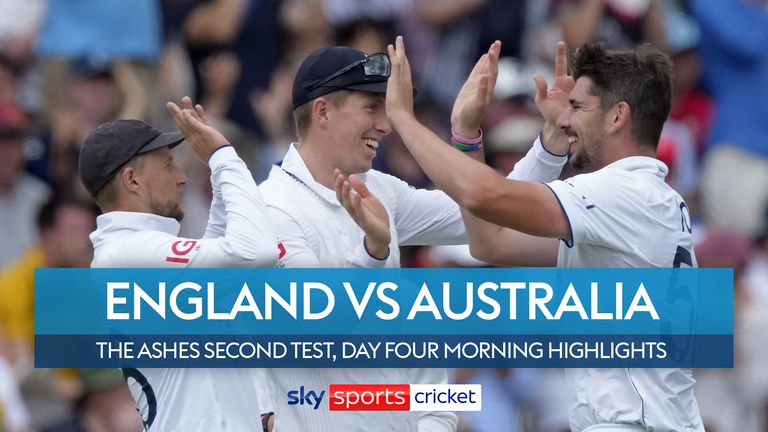 England Vs Australia | Day Four, Morning Session Highlights | Video ...