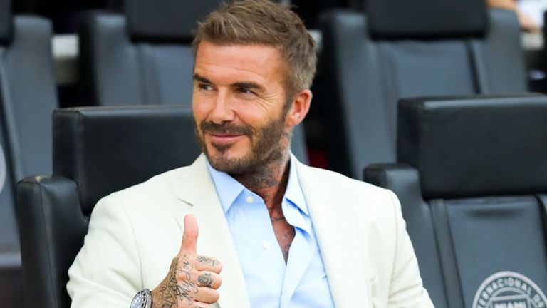 Inter Miami owner David Beckham