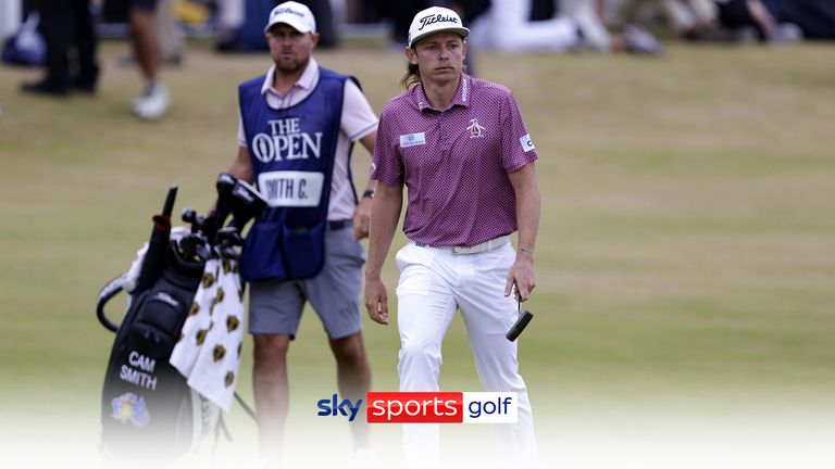 CAMERON SMITH PLAYS 18TH HOLE AT OPEN CHAMPIONSHIP IN 2022