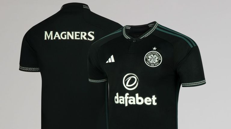 Celtic reveal black away kit with Scottish heritage for new season