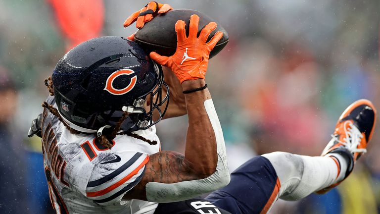 WATCH: Chase Claypool's first TD with the Bears