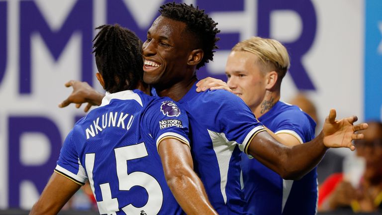 ATLANTA, GEORGIA - JULY 26:  at Mercedes-Benz Stadium on July 26, 2023 in Atlanta, Georgia. (Photo by Todd Kirkland/Getty Images for Premier League)