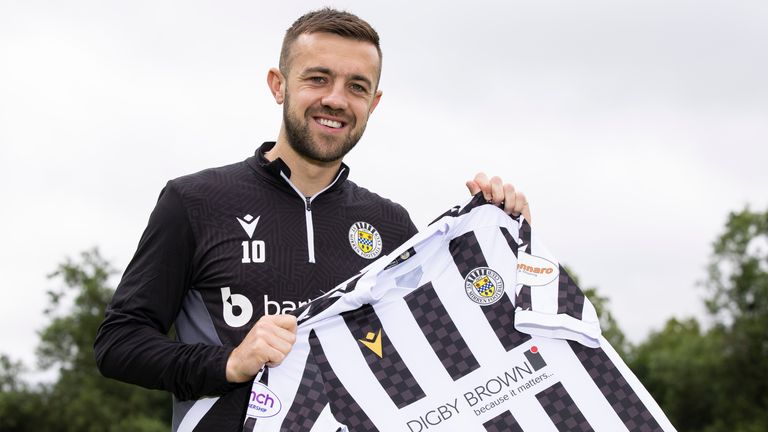 Conor McMenamin had joined St Mirren 