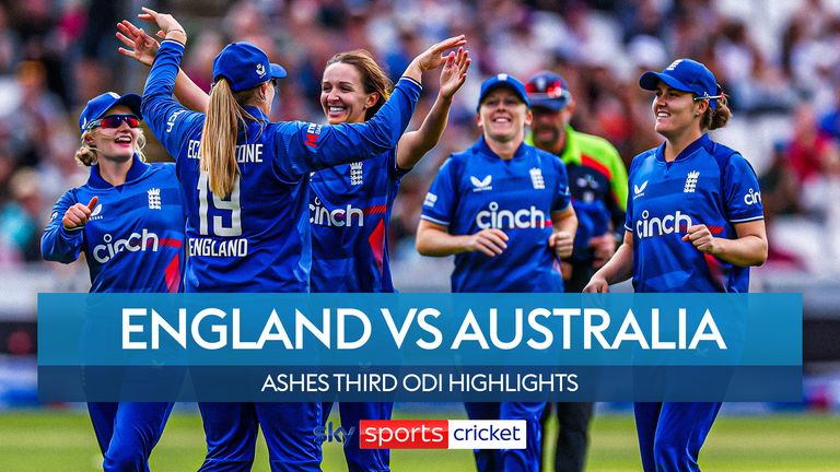 The best of the action from the third one-day international between England Women and Australia at The Ageas Bowl.