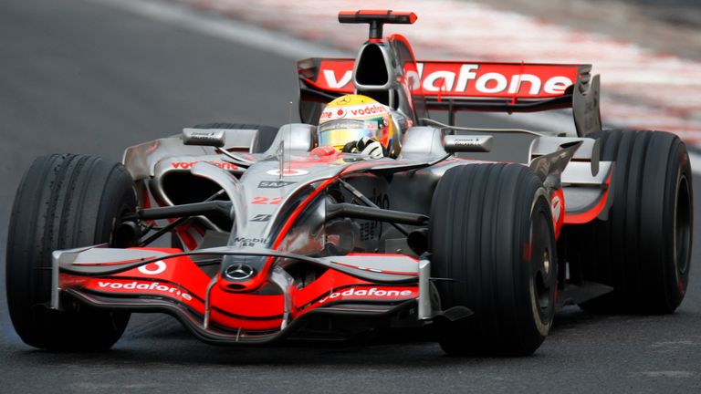 Lewis Hamilton won his first world championship with McLaren in 2008