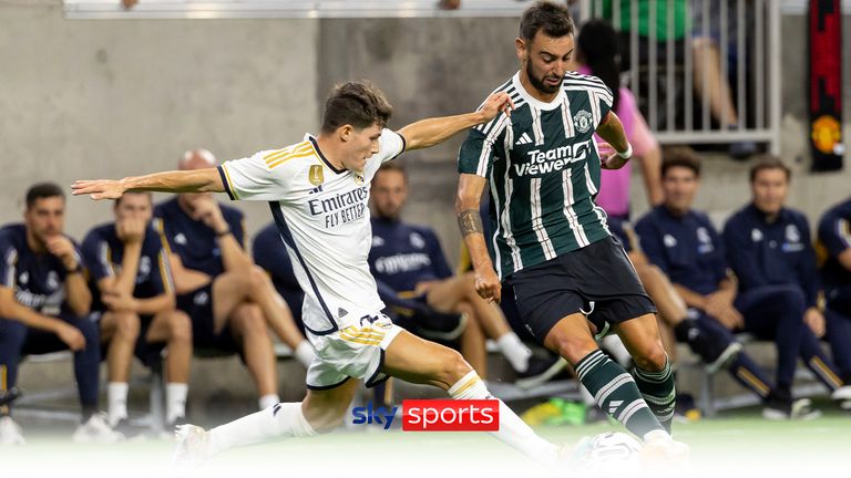 Highlights of the pre-season friendly between Manchester United and Real Madrid.