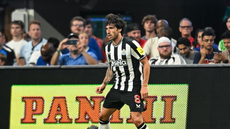 Newcastle manager, Eddie Howe says new 55 million pound signing Sandro Tonali needs time to adapt to playing for the club.