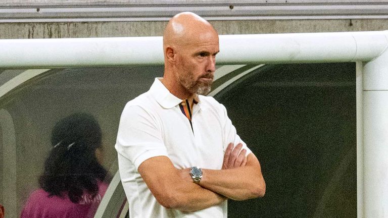 Manchester United manager Erik ten Hag confirms bringing in a new striker is a priority and says his side must become more clinical in front of goal.