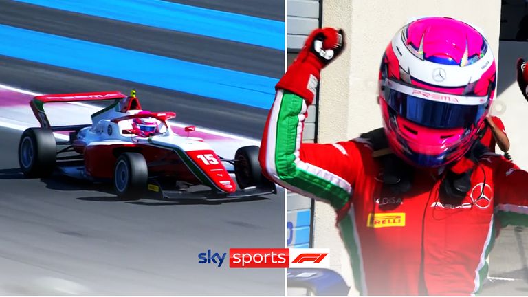 Highlights of race three from the sixth round of the F1 Academy series in Le Castellet.