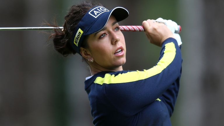 Georgia Hall's team leads the way at the Team Aramco Series