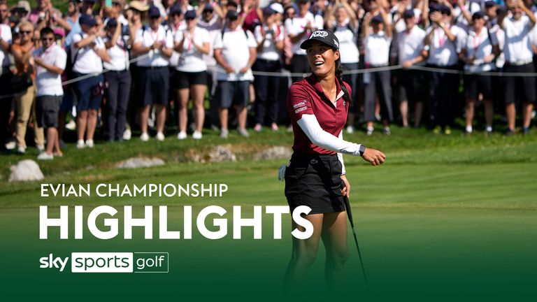 Highlights from day four of the Evian Championship at the Evian Resort Golf Club in France.