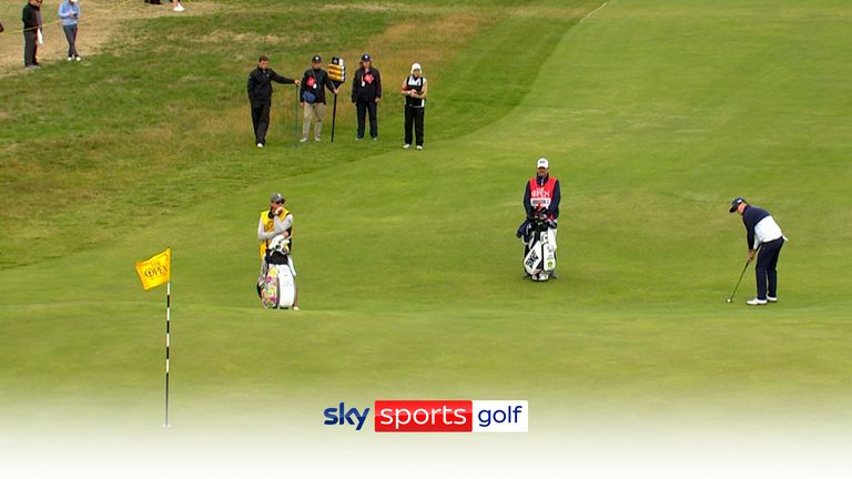 Zach Johnson Birdie on the second hole on Day of the Open thumb 