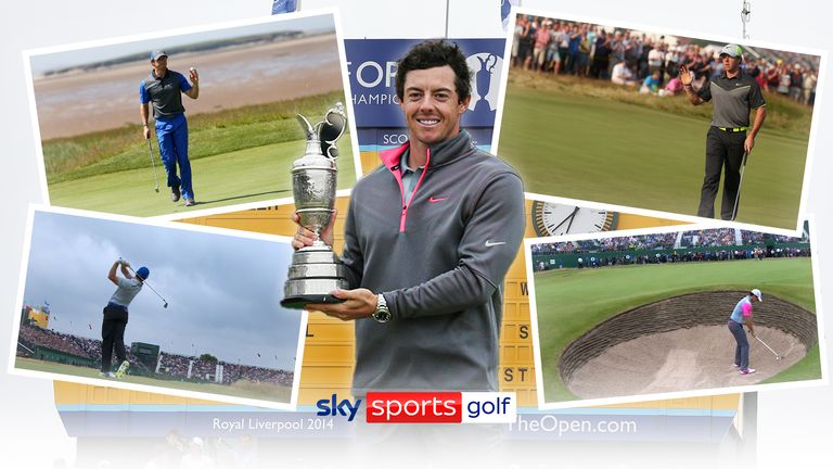 RORY MCILROY&#39;S BEST SHOTS AT THE 2014 OPEN THUMB 