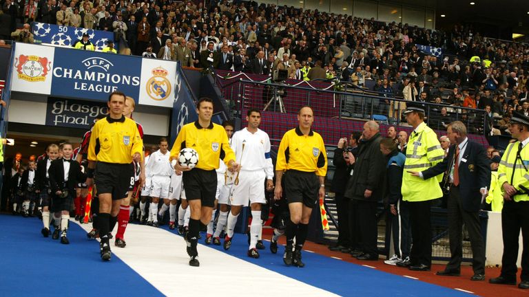 Hampden Park hosted the 2002 Champions League final