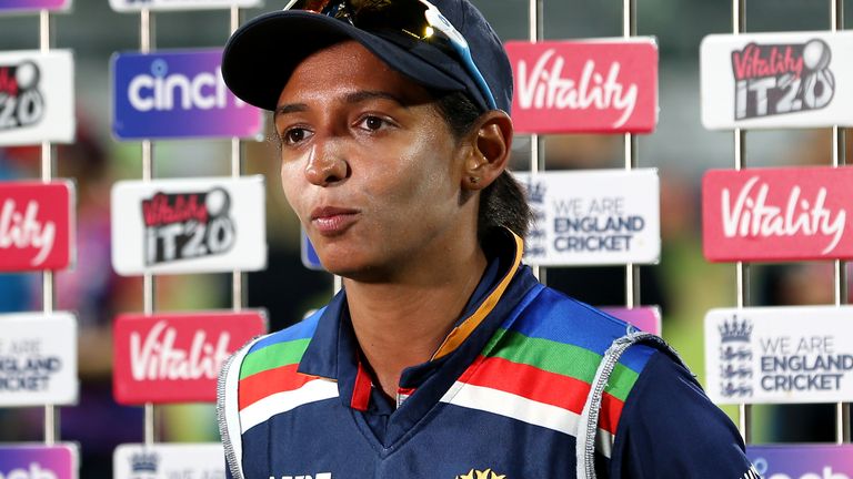 Harmanpreet Kaur has been banned for two matches 