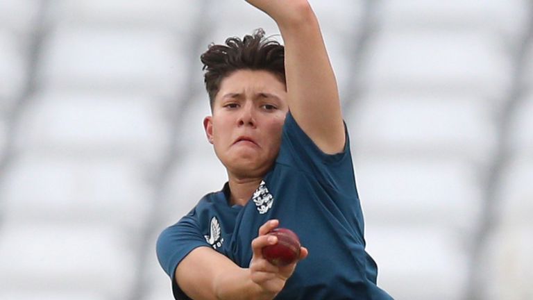 Issy Wong, England fast bowler