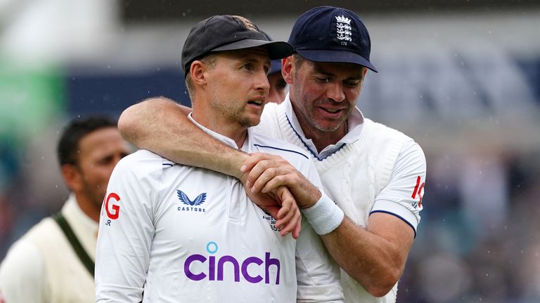 Joe Root and James Anderson (PA Images)