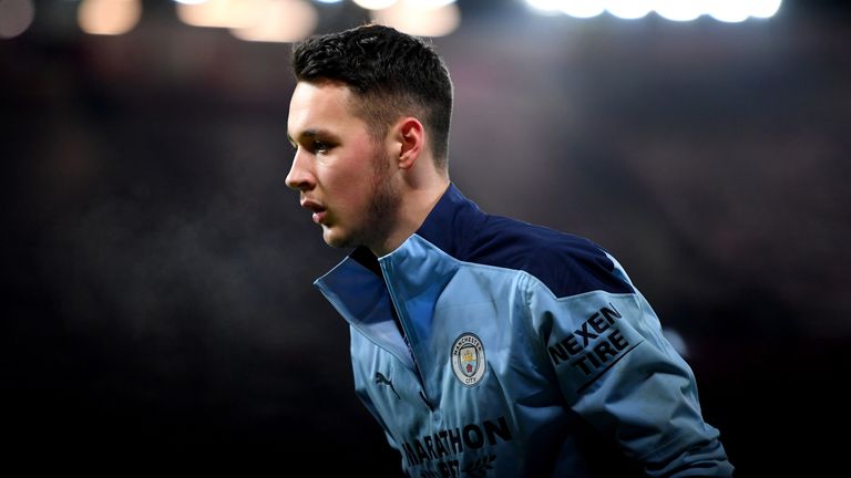 James Trafford has been part of Manchester City matchday squads