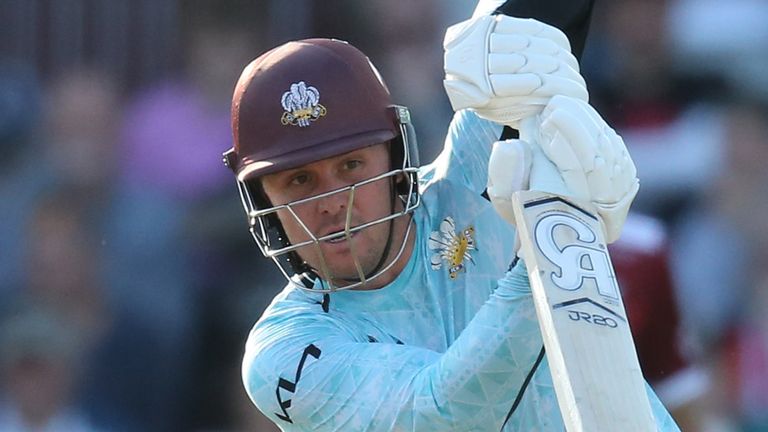 England white-ball opener Jason Roy struck 50 for Surrey as they beat Lancashire Lightning in their Vitality Blast quarter-final