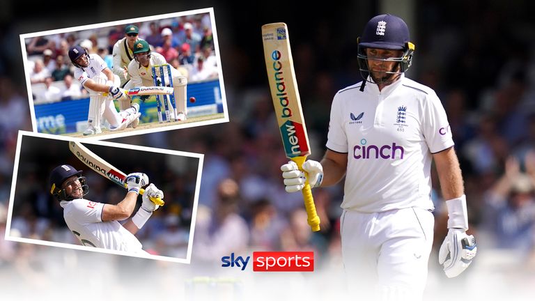 JOE ROOT THE ASHES FIFTH TEST FIFTY