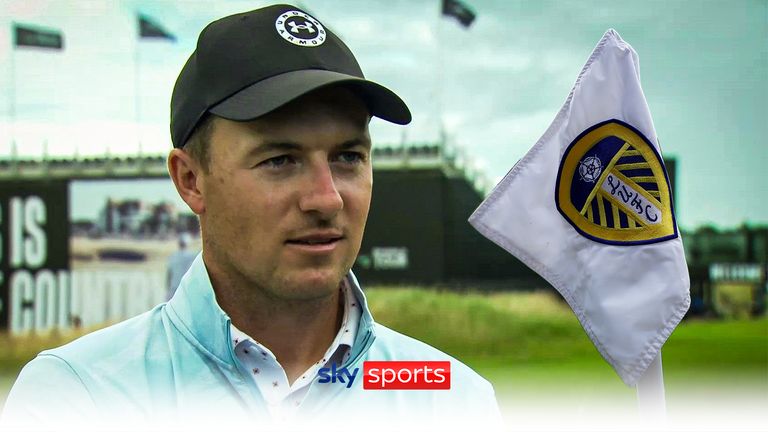 Jordan Spieth is excited about the future of Leeds Utd