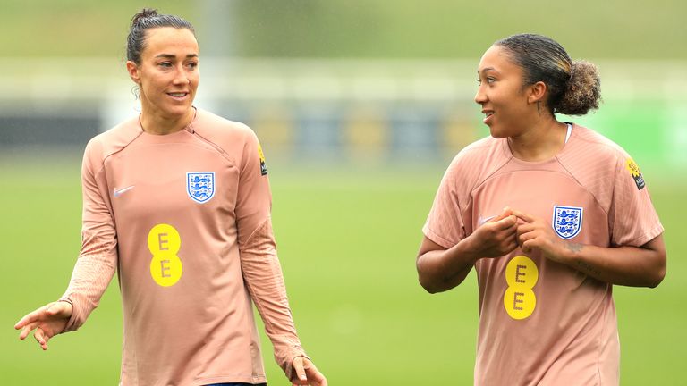 Lauren James says she has learnt from experienced players like Lucy Bronze since joining up with England