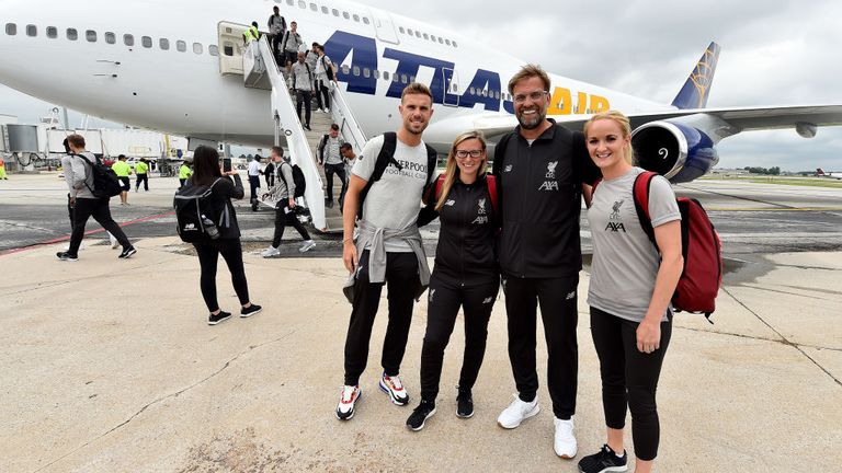 Liverpool Women and the senior men's team embarked on a joint pre-season tour of the United States back in 2019