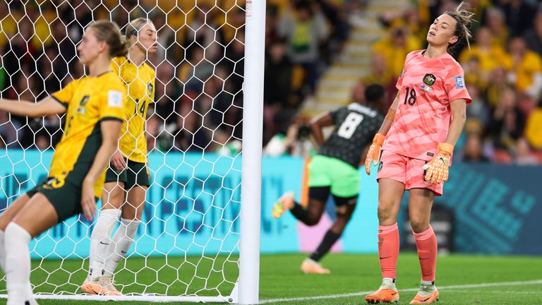 Australia's hopes of progressing from Group B hang in the balance after defeat to Nigeria. 