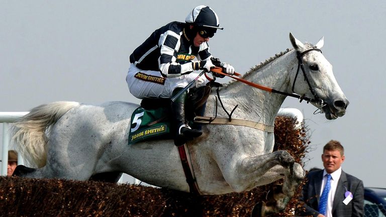 Monet&#39;s Garden winning at Aintree