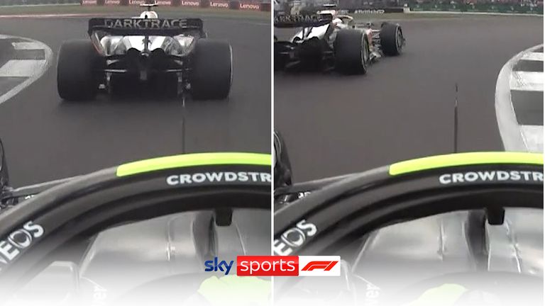 Relive Lewis Hamilton&#39;s stunning fight for second at Silverstone with fellow Brit Lando Norris.