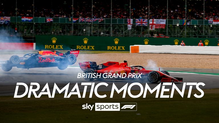 Look back at some of the most dramatic moments throughout the years at the British Grand Prix.
