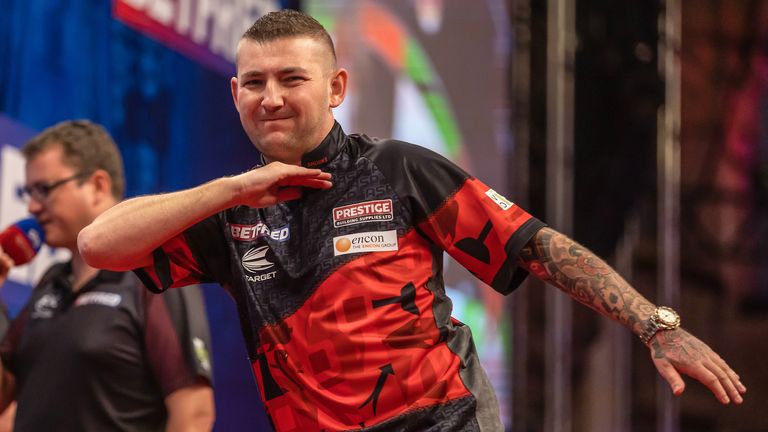 Nathan Aspinall won the World Matchplay title in Blackpool after a devastating spell of arrows