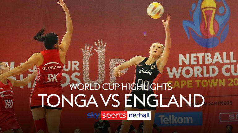 England v Tonga Netball