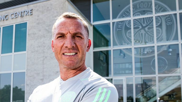 GLASGOW, SCOTLAND - JUNE 22: New Celtic manager Brendan Rodgers is pictured at Lennoxtown, on June 22, 2023, in Glasgow, Scotland. (Photo by Craig Williamson / SNS Group)