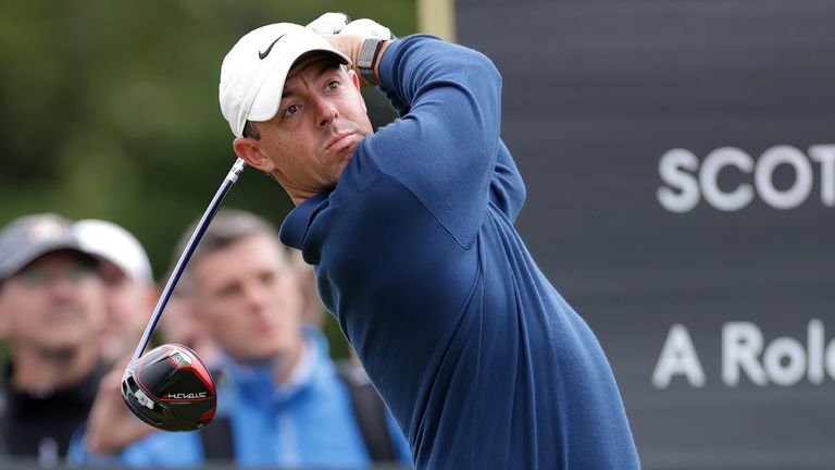 McIlroy leads after two rounds of the Genesis Scottish Open