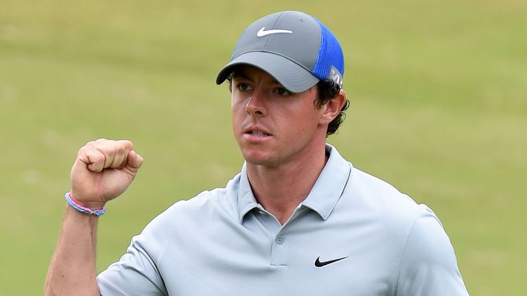 McIlroy celebrated two late eagles in his third round to extend his advantage heading into the final day at Royal Liverpool in 2014