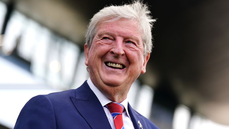 Crystal Palace manager Roy Hodgson during a Premier League match at Selhurst Park