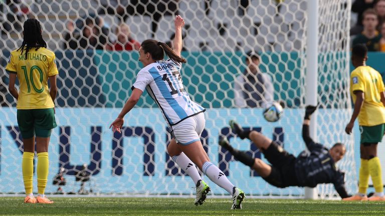 Sophia Braun scored the first of Argentina's goals