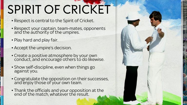 Spirit of cricket