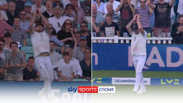WATCH: Ben Stokes takes a spectacular two-touch catch at the boundary to  remove Australia captain Pat Cummins