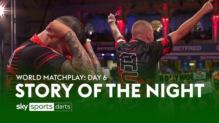 The best of the action from Night Six of the World Matchplay at the Winter Gardens in Blackpool