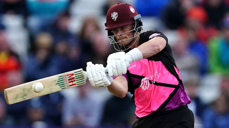 Essex v Somerset - Vitality Blast T20 - Final - Edgbaston
Somerset's Tom Abell in ation during the Vitality Blast T20 final match at Edgbaston, Birmingham. Picture date: Saturday July 15, 2023.