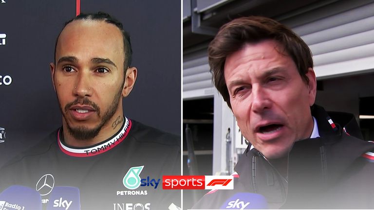 Toto Wolf and Lewis Hamilton react to Belgian GP.