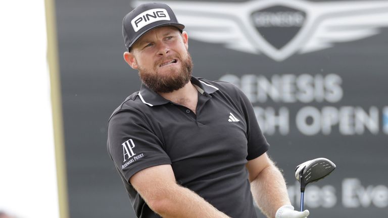 Tyrrell Hatton is firmly in contention in joint-second place