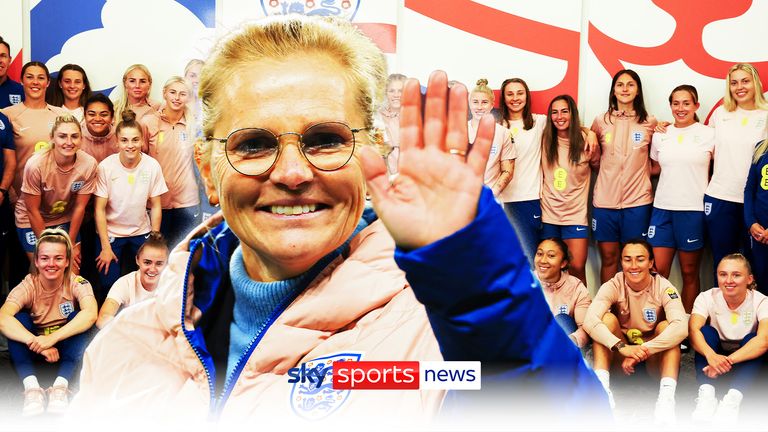 England head coach Sarina Wiegman
