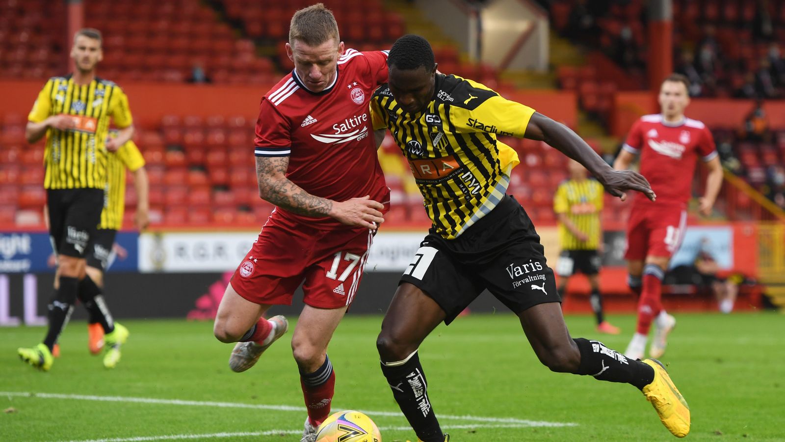 Scottish Premiership clubs in Europe Celtic, Rangers, Aberdeen, Hearts