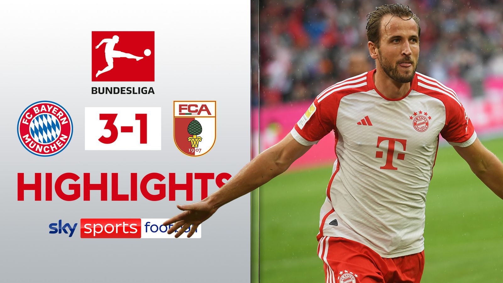 Bayern 3 - 1 FC Augsburg - Match Report & Highlights